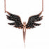 LADORIN - Angel Wings Necklace - 925 Sterling Silver Necklace with Special Wooden Gift Box